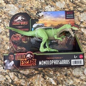 Jurassic World Camp Cretaceous Fierce Force Monolophosauru Toy Dinosaur